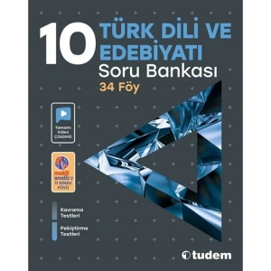 TUDEM 10.SINIF TÜRK DİLİ VE EDEBİYATI SORU BANKASI 34 FÖY