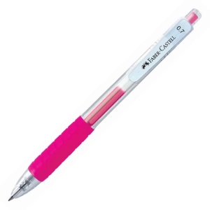 FABER CASTELL FAST JEL  KALEM 0.7mm PEMBE