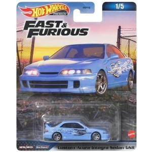 HOT WHEELS PREMIUM HNW46/JDJ13 FAST & FURIOUS CUSTOM ACURA INTEGRA SEDAN GSR METAL ARABA