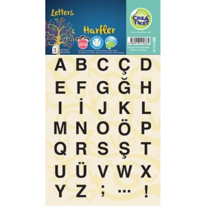 CREA ETİKET HARFLER 1066