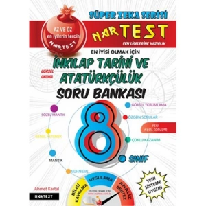 NARTEST  8. SINIF SÜPER ZEKA T.C İNKİLAP TARİHİ SORU BANKASI FEN LİSELERİNE HAZIRLIK