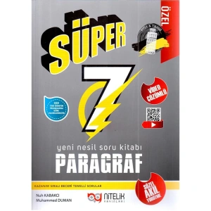 NİTELİK 7. SINIF PARAGRAF YENİ NESİL SÜPER SORU KİTABI