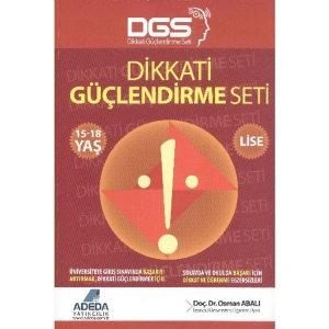 DİKKATİ GÜÇLENDİRME SETİ LİSE 15-18 YAŞ 1 KİTAP