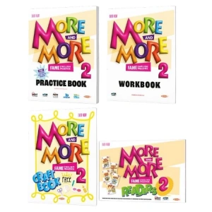 NEW MORE & MORE 2. SINIF ENGLISH PRACTICE BOOK & WORKBOOK + ENGLISH HİKAYE SETİ + CRAFT BOOK