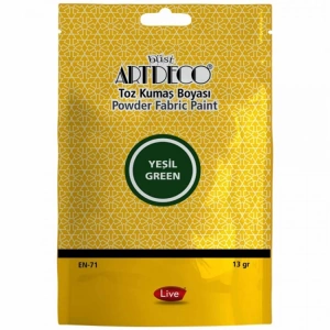 ARTDECO TOZ  KUMAŞ BOYASI 13 GR. YEŞİL 1113