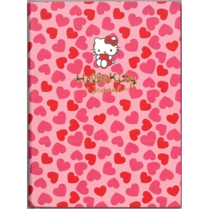 VICTORIAS JOURNALS 524-1930 HELLO KITTY SMYTH FLEXY ESNEK VEGAN DERİ KAPAKLI 13X18 80 GR. 80 YAPRAK ÇİZGİLİ DEFTER