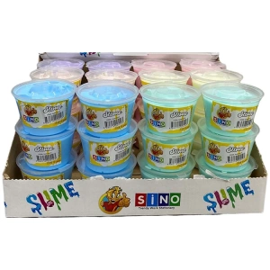SİNO SLMS5345 ZIP.OYUN JELİ SLİME PASTEL RENKLER 90GR. - TEKLİ