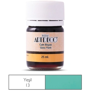 ARTDECO CAM BOYASI 25 ML. YEŞİL  Y-030A-13