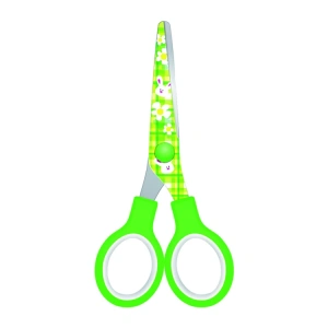 GIPTA K704 PLASTİK DESENLİ GÖVDE KÜT UÇ ÇOCUK MAKASI