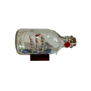 YLZ A-002D IŞIKLI ŞİŞE GEMİ 14CM