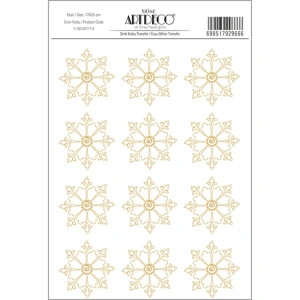 ARTDECO SİMLİ KOLAY TRANSFER 17X25CM DESEN NO:4