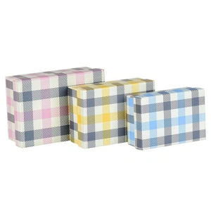 MİKRO MBX-4203-B PASTEL PLAND DİKDÖRTGEN HEDİYE KUTUSU 160x230x90 mm - TEKLİ