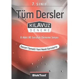 TUDEM 7. SINIF BLOKTEST TÜM DERSLER KILAVUZ DENEME