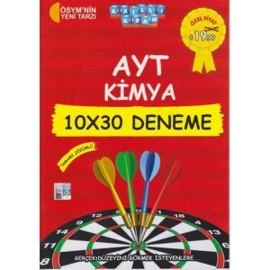AKILLI ADAM AYT KİMYA 10X30 DENEME
