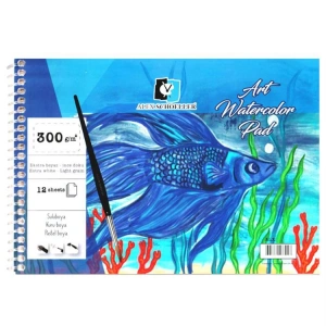 ALEX A3 SULUBOYA DEFTERİ 300GR.12YP. SPİRALLİ WATERCOLOR PAD