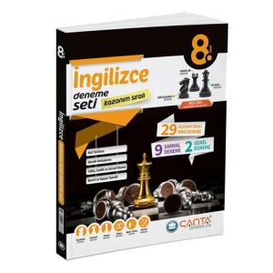 ÇANTA 8. SINIF LGS İNGİLİZCE KAZANIM SIRALI DENEME SETİ