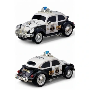 CAN OYUNCAK MK8035B HOT ROD PATROL 1:16 SESLİ IŞIKLI UZAKTAN KUMANDALI VINTAGE POLİS ARABASI 3+