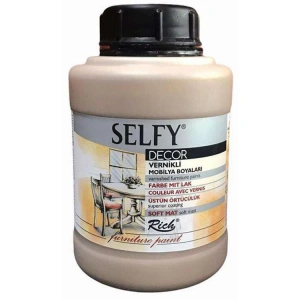 RİCH SLF-1250-09608 SELFY DECOR VERNİKLİ AKRİLİK BOYA 1250cc.LATTE