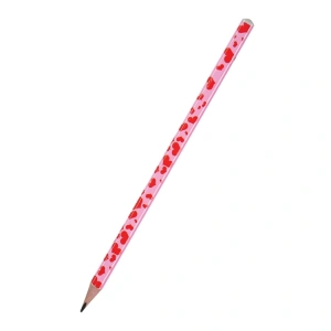 BRUNO VISCONTI HAPPY GRAPHIX ÜÇGEN KURŞUN KALEM HB  PEMBE KALPLER 21-0030/10