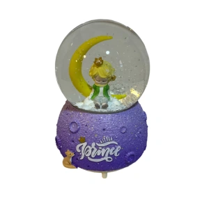 YLZ JM21C78 BÜYÜK BOY SESLİ IŞIKLI LITTLE PRINCE (KÜÇÜK PRENS) KAR ATAN KAR KÜRESİ