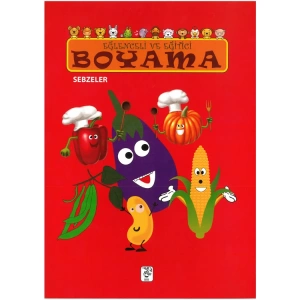 EĞLENCELİ VE EĞİTİCİ BOYAMA KİTABI - SEBZELER