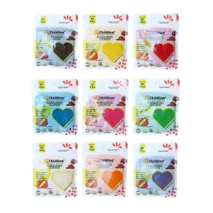 CHILDGEN PLAY DOUGH - ECOPACK SİMLİ OYUN HAMURU SETİ POŞETLİ 9lu x 125gr.