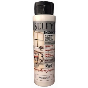 RİCH SLF-500-5802 SELFY DECOR VERNİKLİ AKRİLİK BOYA 500cc.ANTİK BEYAZ