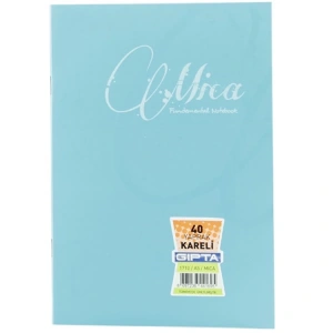 GIPTA MICA TEL DİKİŞLİ PP KAPAK A4 40 YP.KARELİ DEFTER