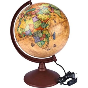 BRONS 30 CM ANTİK IŞIKLI KÜRE BR-813