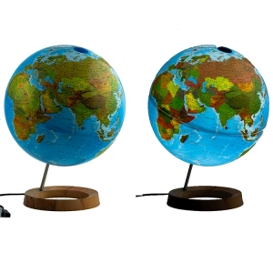 GÜRBÜZ 33 CM FİZİKİ + SİYASİ KÜRE IŞIKLI