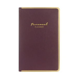 VICTORIAS JOURNALS MONACO 0226 VEGAN DERİ SERT KAPAK 13x21 100gr.160 SYF. PLANNER ÇİZGİLİ DEFTER GÜL KURUSU