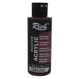 RİCH AKR-120-154 AKRİLİK BOYA 120 CC BORDO