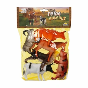 SUNMAN ÇİFTLİK HAYVANLARI BÜYÜK BOY POŞETLİ OYUN SETİ