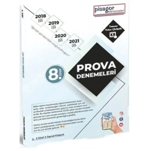 ZEKA KÜPÜ 8.SINIF PROVA 4LÜ DENEME SETİ SAYISAL-SÖZEL 8 FASİKÜL