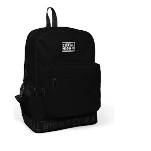 YAYGAN CORAL HIGH 24111 USB + AUX SOKETLİ LAPTOP BÖLMELİ SIRT ÇANTASI SİYAH