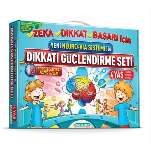 YENİ NEURO VIA SİSTEMİ İLE DİKKATİ GÜÇLENDİRME SETİ 4 YAŞ
