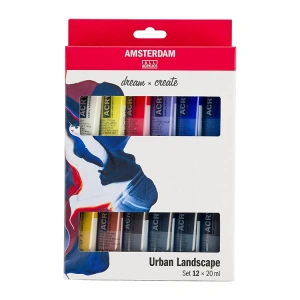 AMSTERDAM  RT17820603 AAC AKRİLİK BOYA SETİ 12X20 ML. URBAN LANDSCAPE