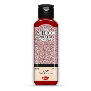 ARTDECO 3700 AKRİLİK BOYA 140 ML. TÜRK KIRMIZISI