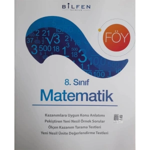 BİLFEN 8. SINIF MATEMATİK FÖY