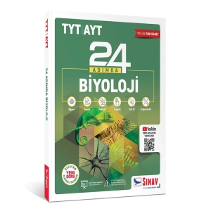 SINAV BİYOLOJİ TYT-AYT 24 ADIMDA KONU ANLATIMLI SORU BANKASI
