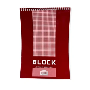 BAYINDIR A5 SPİRALLİ BLOKNOT 40YP KARELİ