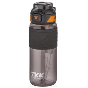 VAGONLİFE T1019 TKK SİLİKON TUTMA GÖVDE TRİTAN PİPETLİ MATARA 600ml  SİYAH