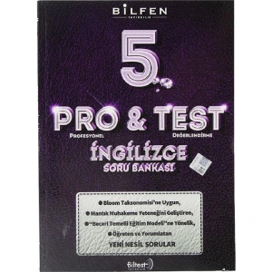 BİLFEN 5. SINIF PRO&TEST İNGİLİZCE SORU BANKASI