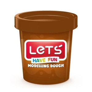 LETS TEK RENK OYUN HAMURU KAHVE 115 GR  L8440-6