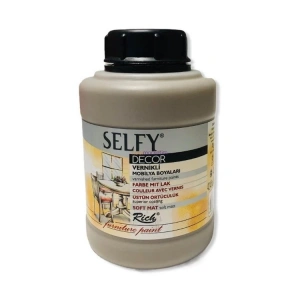 RİCH SLF-1250-09606 SELFY DECOR VERNİKLİ AKRİLİK BOYA 1250cc.VİZON