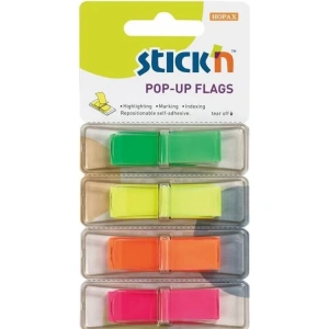 GIPTA STICKN 45X12 NEON 4 RENK POP-UP YAPIŞKANLI AYRAÇ 40 YP.