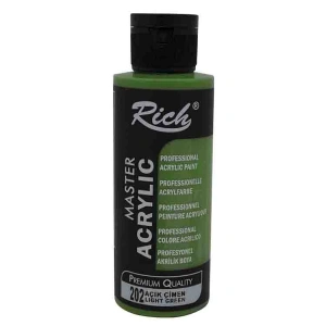 RİCH AKR-120-202 AKRİLİK BOYA 120 CC AÇIK ÇİMEN