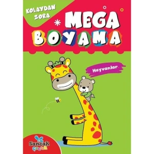 KOLAYDAN ZORA MEGA BOYAMA - HAYVANLAR