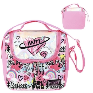 MUGGLE  MU-9073 PINK AND PINK TEK GÖZLÜ BESLENME ÇANTASI