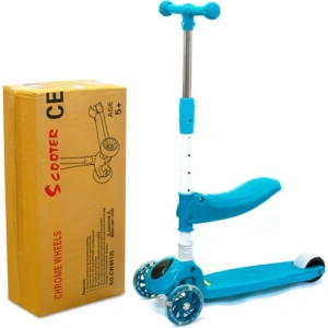 BAŞEL IŞIKLI OTURAKLI ÜÇ TEKERLEKLİ SCOOTER